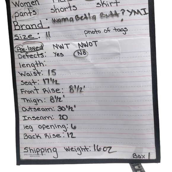 WannaBettaButt?‎ Womens Jeans Size 11 Dark Wash Denim Slimming Fit Stretch Pants - Picture 7 of 10